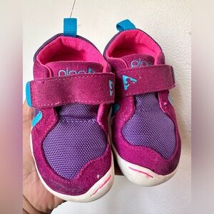 Plae Toddler Girls Shoes Purple and Pink Size  5.5